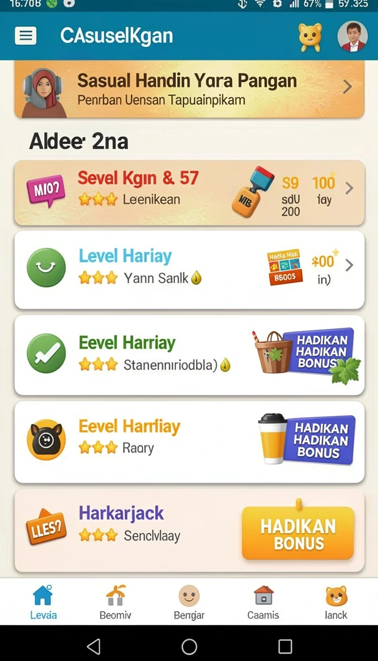 Pratinjau layar Review Aplikasi lengkap777 di pgking